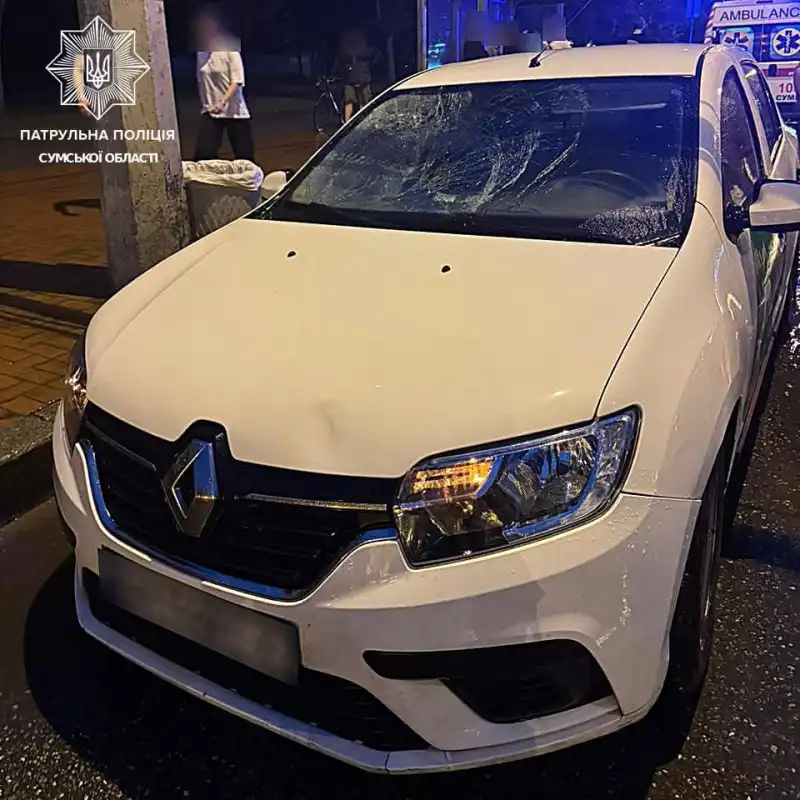 На Харківській у Сумах водій збив пішохода: постраждалого госпіталізували
